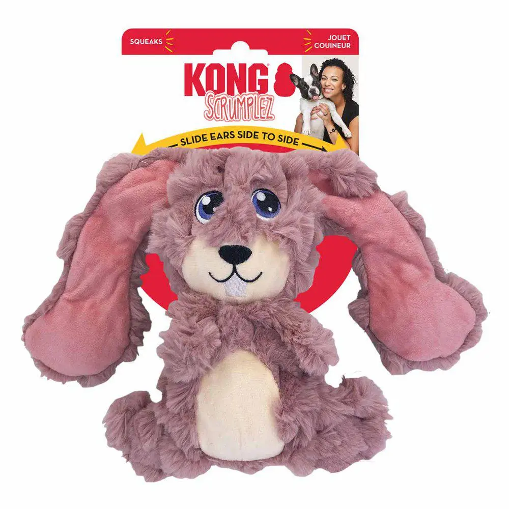 Kong Scrumplez Bunny M - sød kaninbamse til hunde